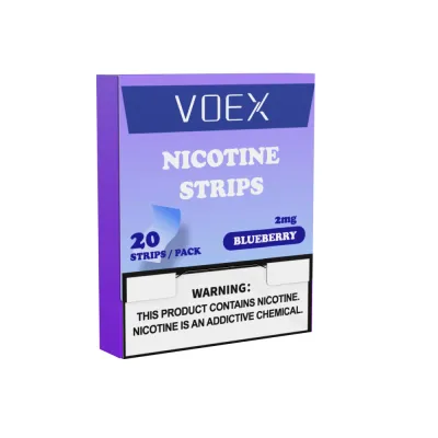 VOEX Nic Strips 20mg Blueberry