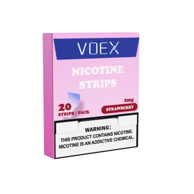 VOEX Nic Strips 20mg Strawberry