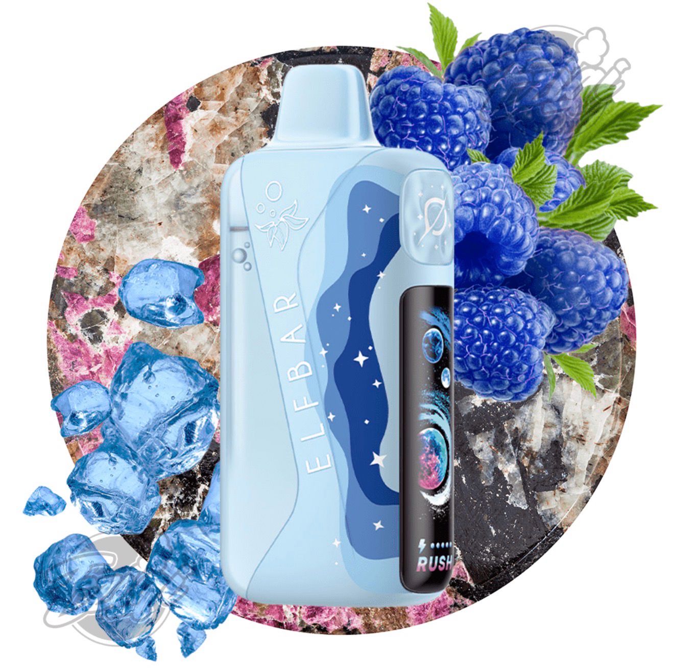 ELFBAR Lush King Pro 40000 Blue Razz Ice