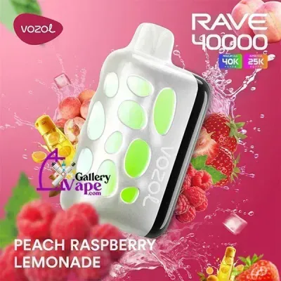 VOZOL RAVE 40000 Peach Raspberry Lemonade