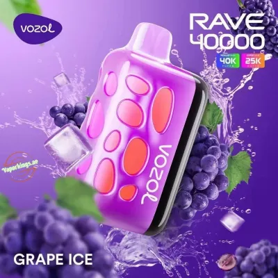 VOZOL RAVE 40000 Grape Ice