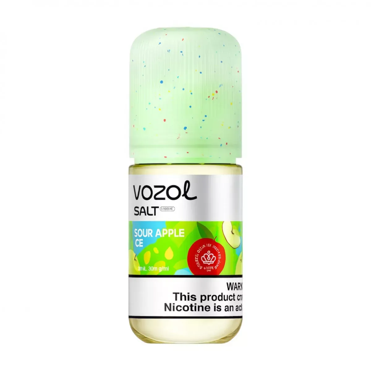VOZOL Liquid 5% 30ml Sour Apple Ice