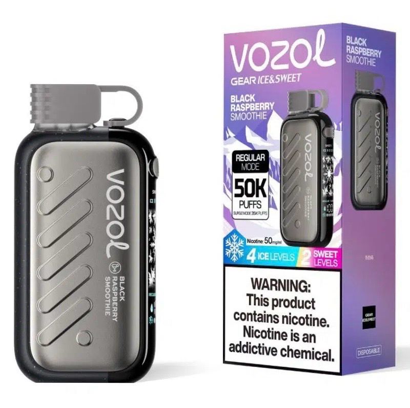 VOZOL GEAR 50000 Black Raspberry Smoothie