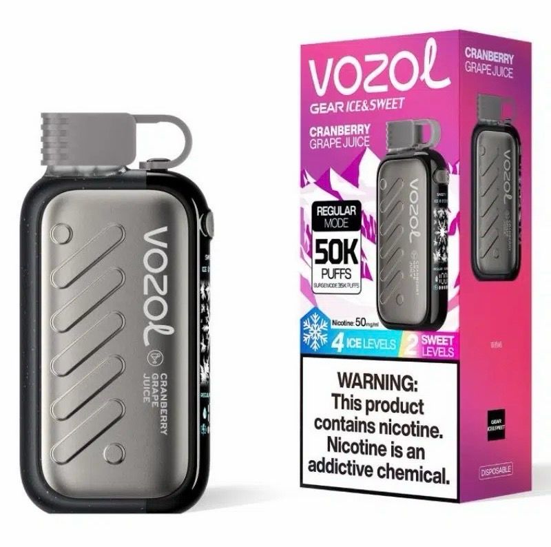 VOZOL GEAR 50000 Cranberry Grape Juice