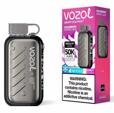 VOZOL GEAR 50000 Cranberry Grape Juice