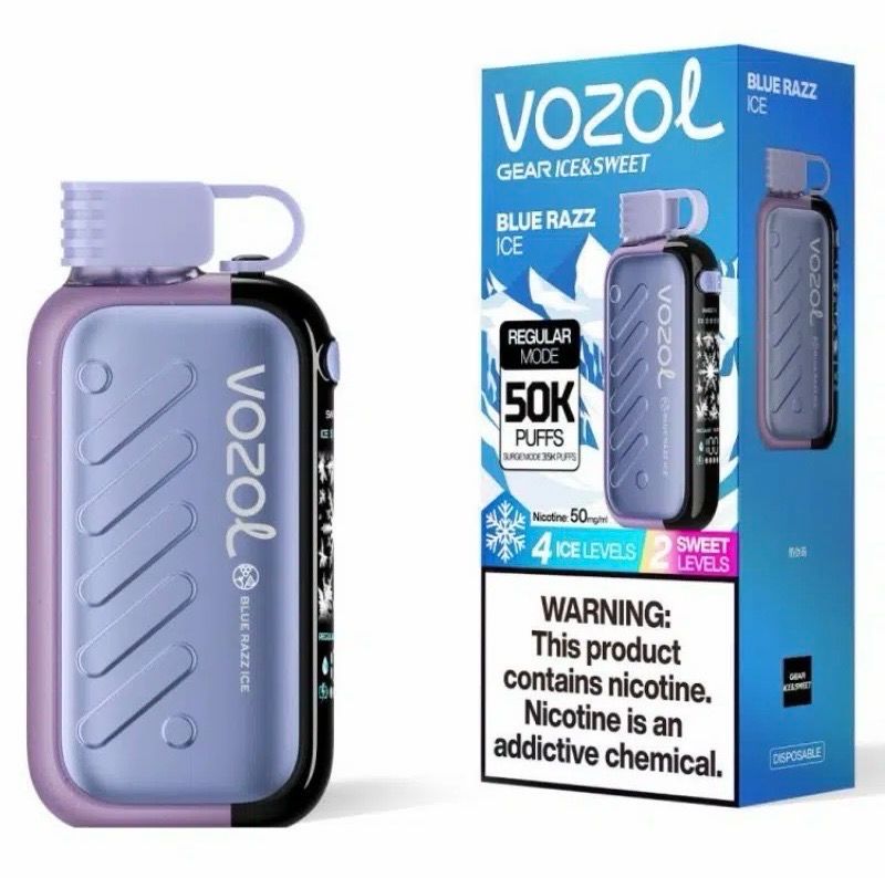 VOZOL GEAR 50000 Blue Razz Ice