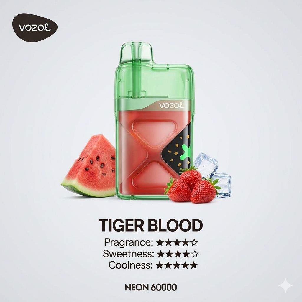 VOZOL NEON 60000 Tiger Blood