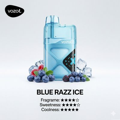 VOZOL NEON 60000 Blue Razz Ice