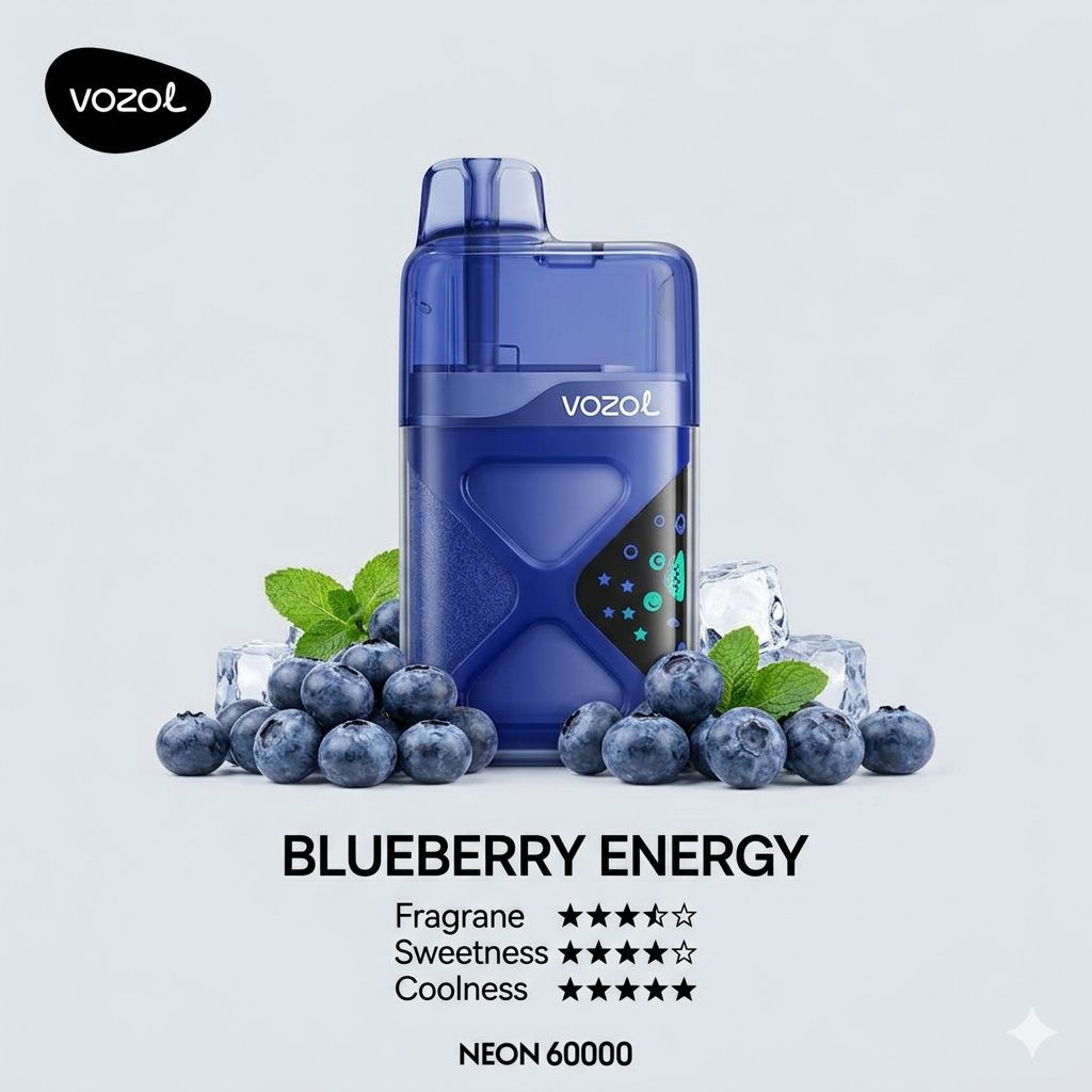 VOZOL NEON 60000 Blueberry Energy