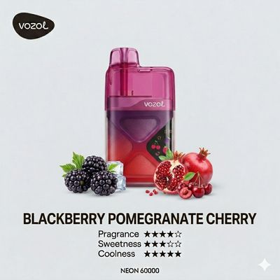 VOZOL NEON 60000 Blackberry Pomegranate Cherry
