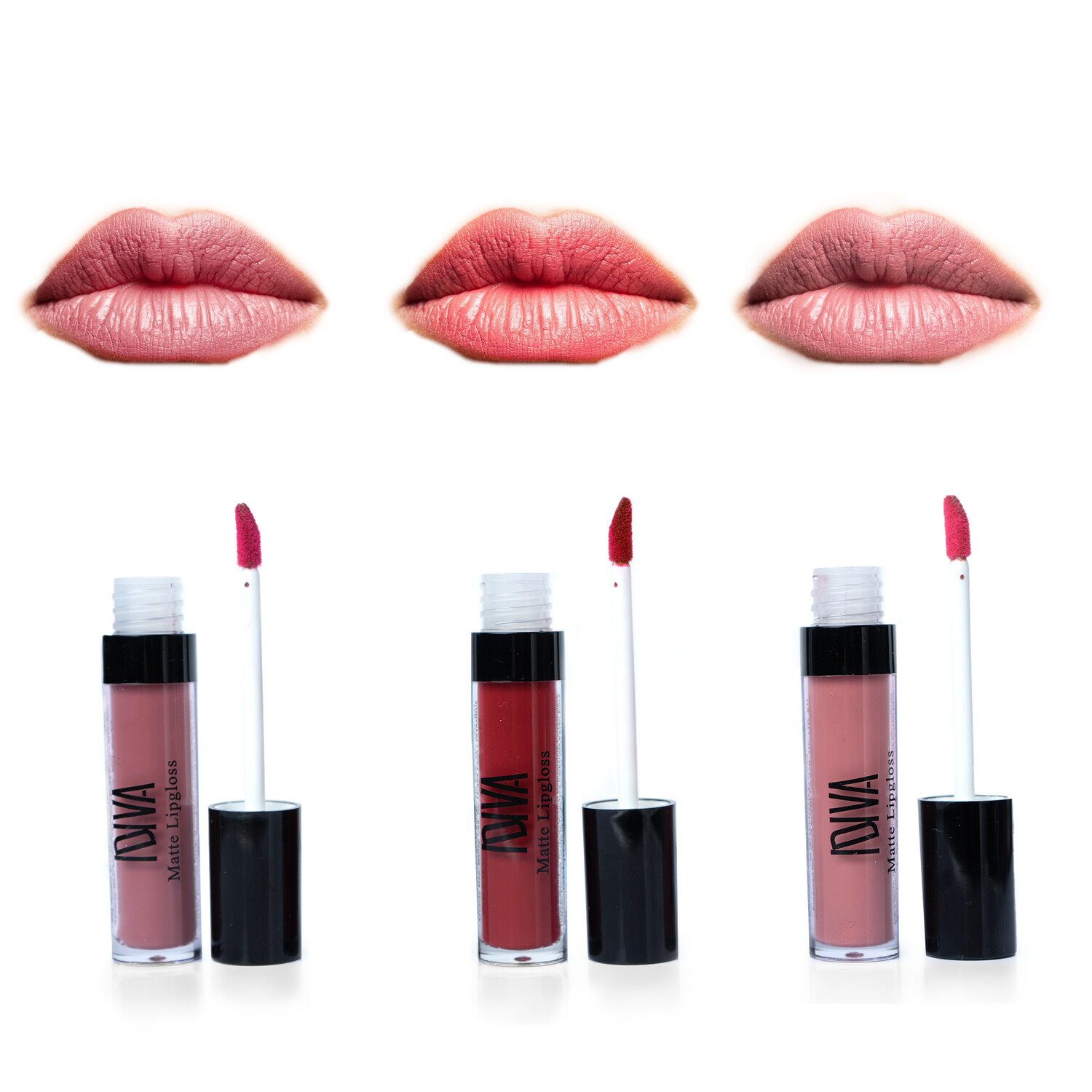 IDIVA Matte lip gloss, Log lasting