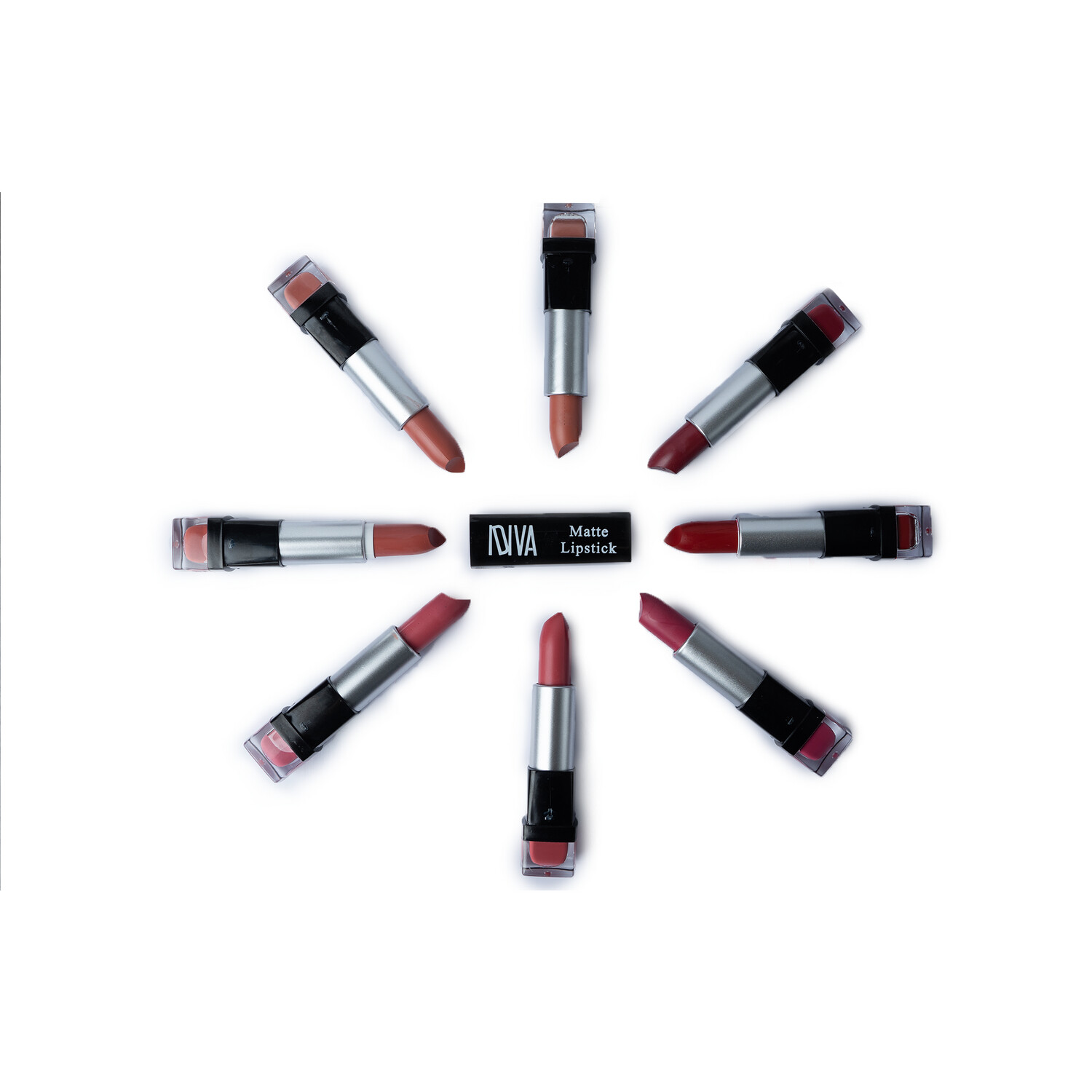 IDIVA Matte Lipstick, Long-lasting, Lasts up to 16 H, Perfect Red