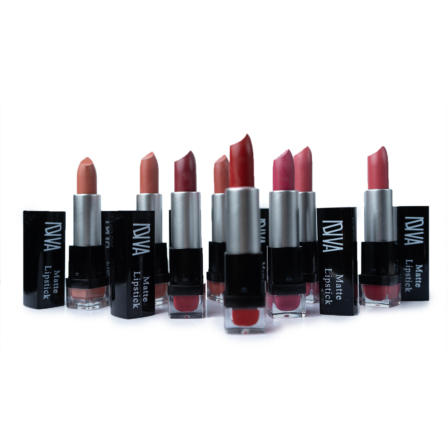 IDIVA Matte Lipstick, Long-lasting, Lasts up to 16 H, Perfect Red