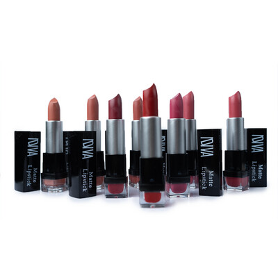 IDIVA Matte Lipstick, Long-lasting, Lasts up to 16 H, Perfect Red