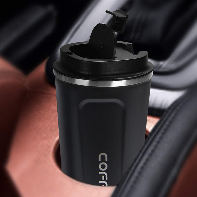 Stainless Steel Vacuum Coffee Cup Portable Simple Car Accompanying Cup Student Gift Insulation Water Cup