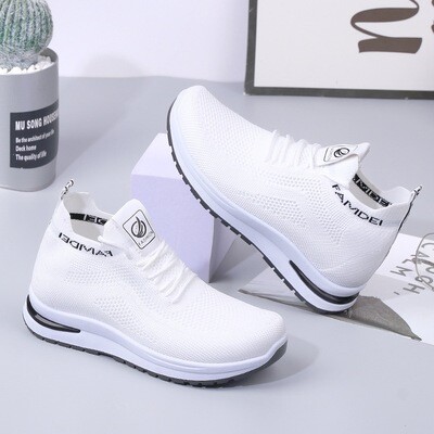 2023 New Spring And Autumn Inner Heightening Sports Shoes Foreign Trade Cross-border Small And Thin Women&#39;s Shoes Spot Wholesale