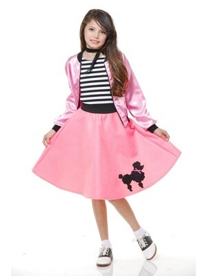 Poodle Skirt Pink Child