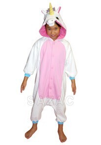 Kigurumi Kids Unicorn Wht/Blue