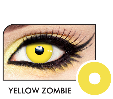 Yellow Zombie Contact Lenses