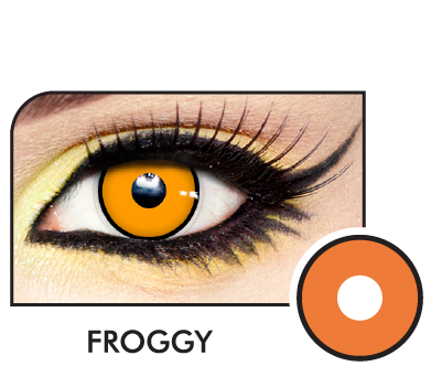 Froggy Orange Contact Lenses
