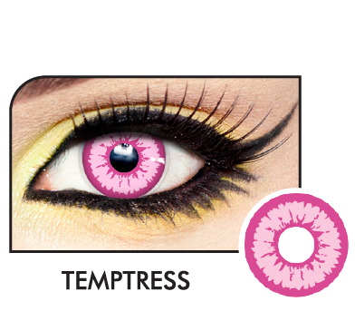 Temptress Pink Contact Lenses