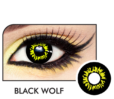 Black Wolf Contact Lenses