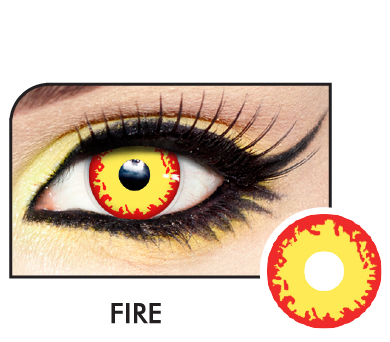 Fire Contact Lenses