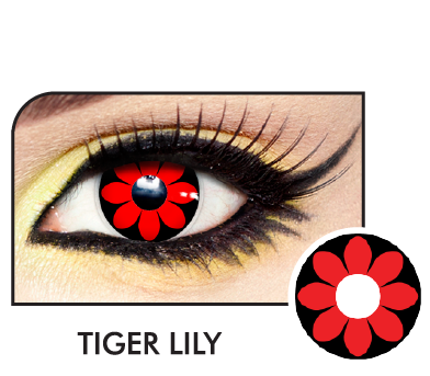 Tiger Lily Contact Lenses