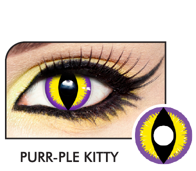 Purr-Ple Kitty Purple Contact Lenses