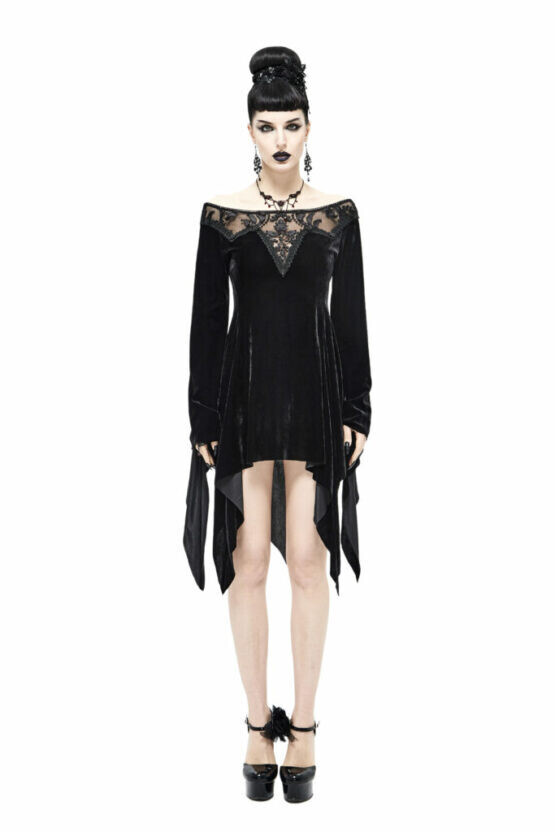 Gothic Velvet Vampire Dress