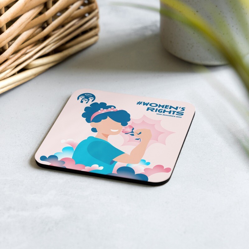 Cork-back coaster Women&#39;sRights
