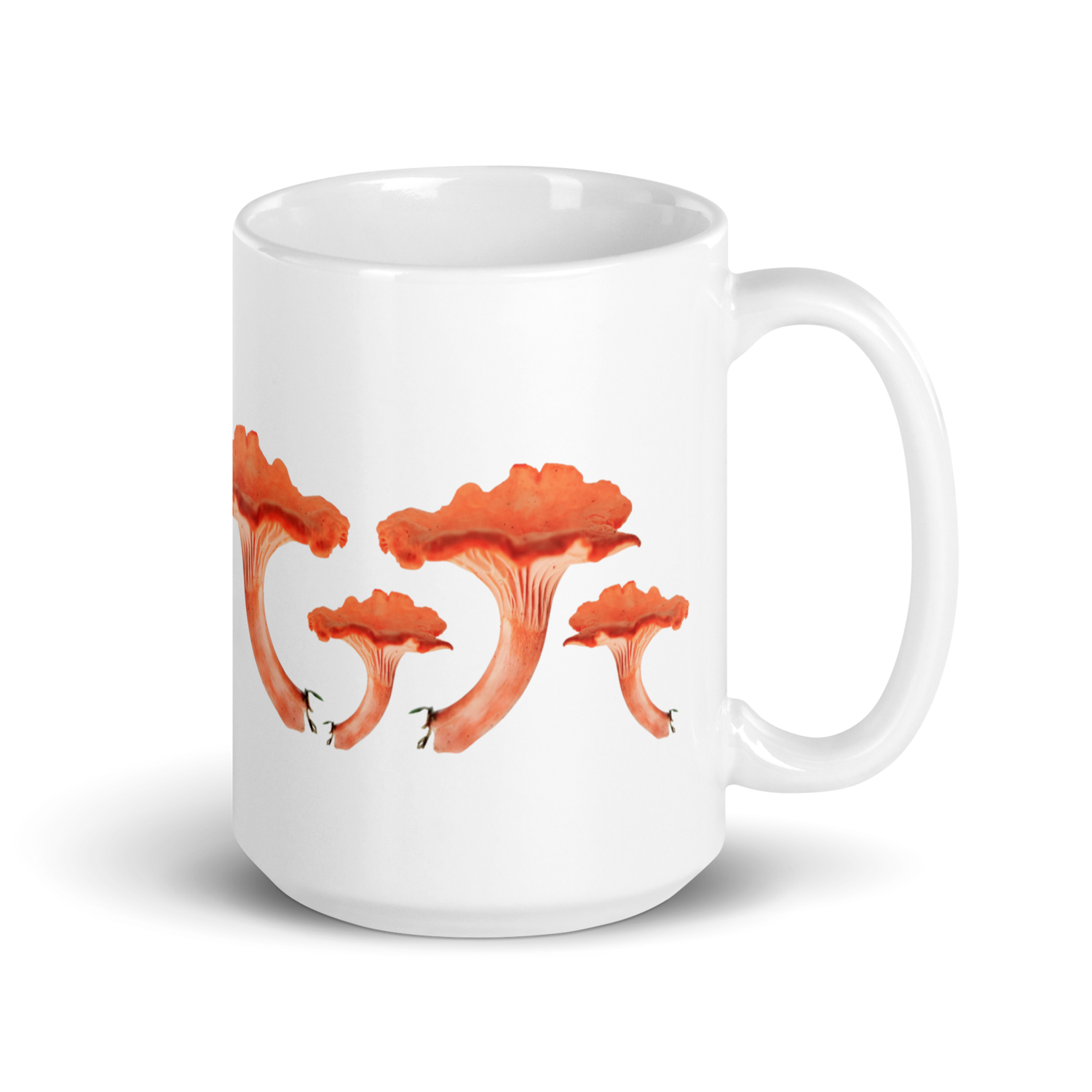 Wild Chanterelle Mushroom - Mug for Coffee and Tea, 15oz.