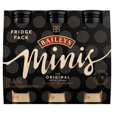 [100ML] Baileys Irish Cream Liqueur 3pk