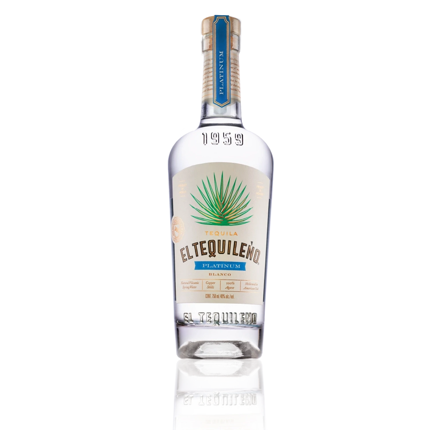 El Tequileño Platinum Blanco Tequila