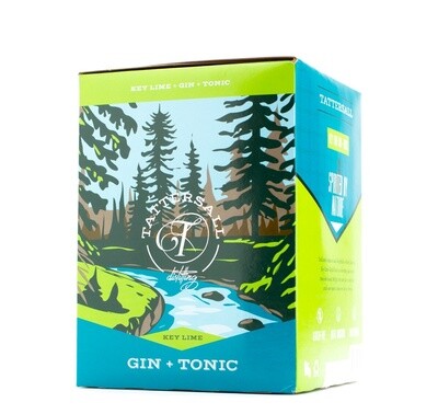 Tattersall Key Lime Gin & Tonic Cocktail 4pk Cans