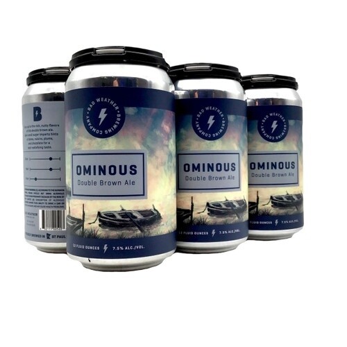Bad Weather Ominous Double Brown Ale 6pk Cans