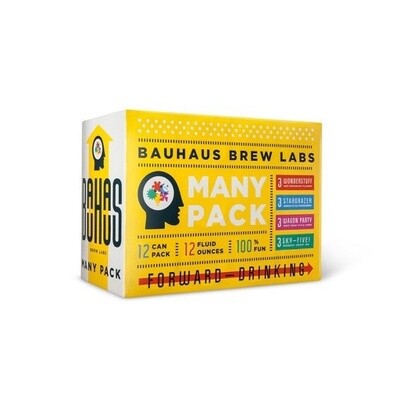 Bauhaus Many Pack Mixed 12pk Can
