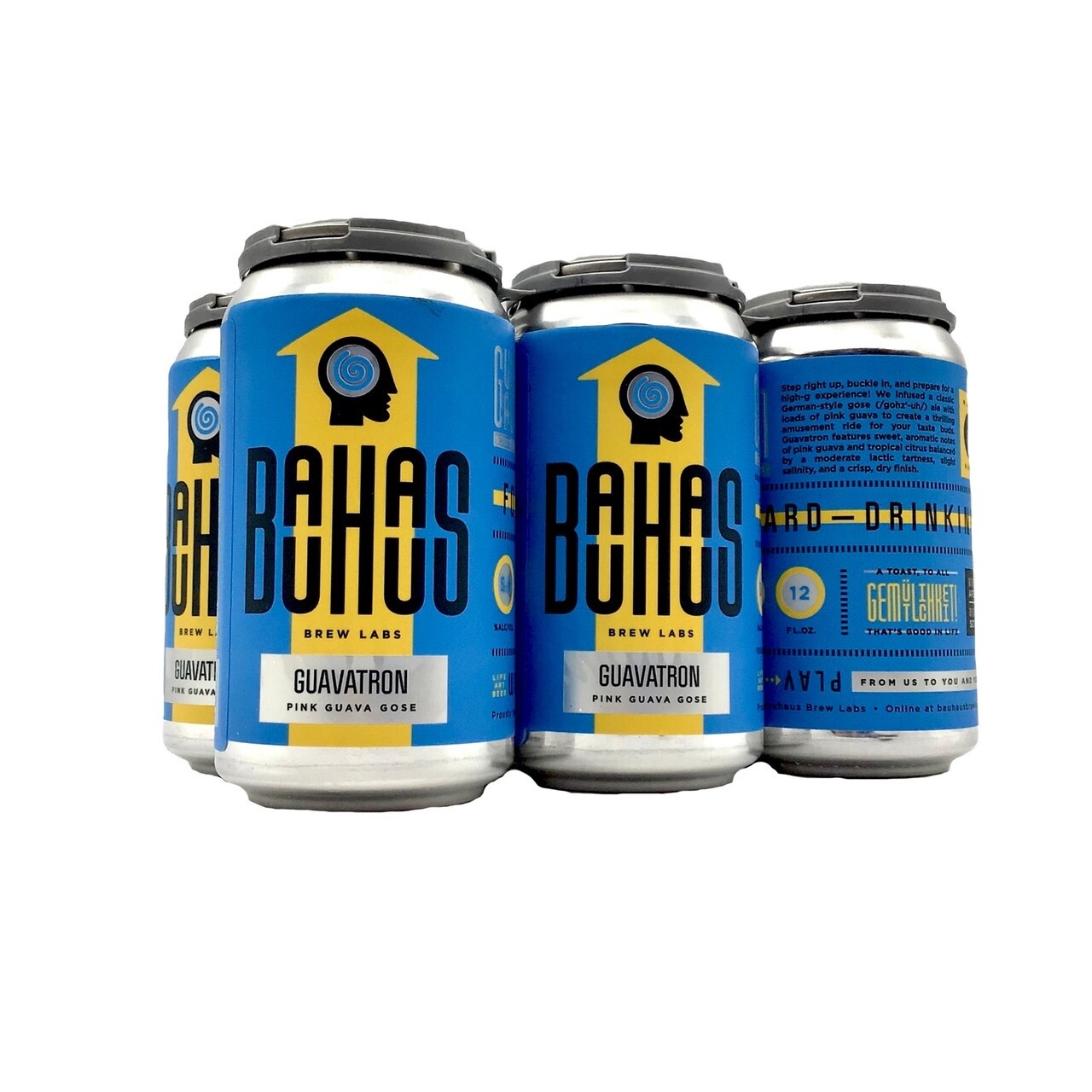 Bauhaus Guavatron Pink Guava Gose 6pk Cans