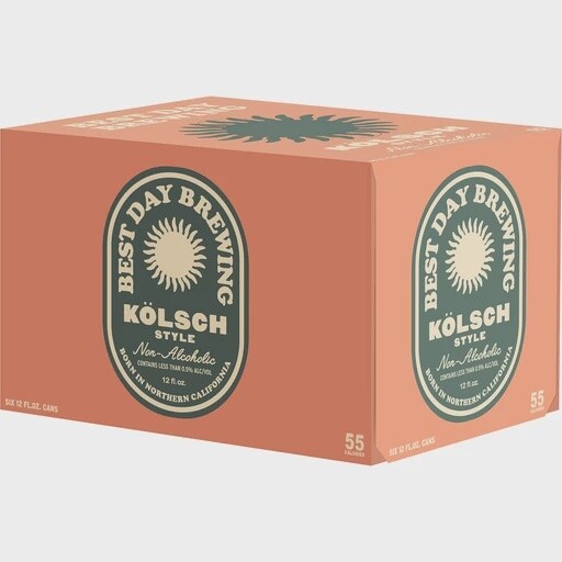 Best Day Non-Alcoholic Kolsch-Style Ale 6pk Can