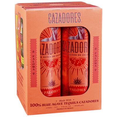 Cazadores Paloma 4pk Cans