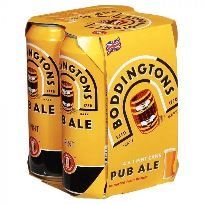 Boddington Ale 4pk Cans