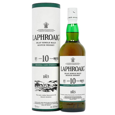 Laphroaig 10yr Cask Strength Scotch