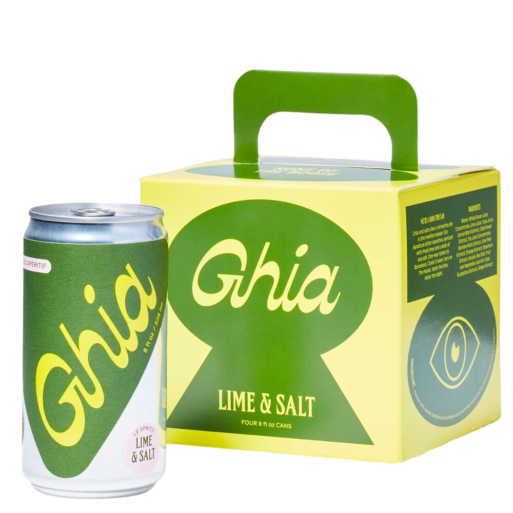 Ghia NA Lime &amp; Salt Aperitif Spritz 4pk Cans