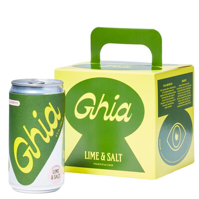 Ghia NA Lime &amp; Salt Aperitif Spritz 4pk Cans