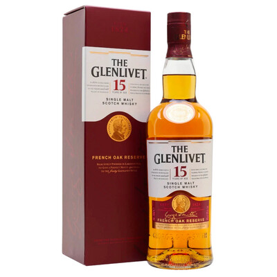 Glenlivet 15yr French Oak Scotch