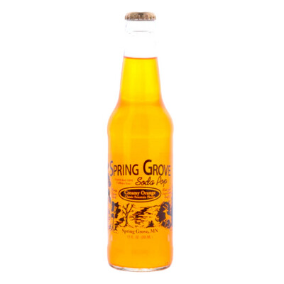 Spring Grove Creamy Orange Soda 4pk Bottles