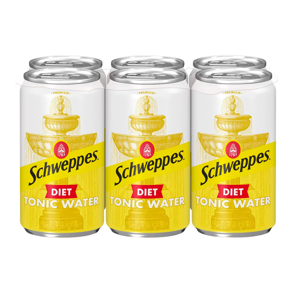 Schweppes Zero Sugar Tonic 6pk Cans