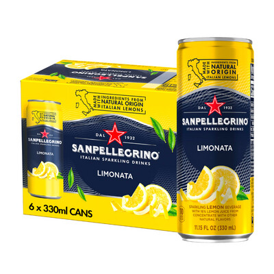 San Pellegrino Limonata 6pk Cans