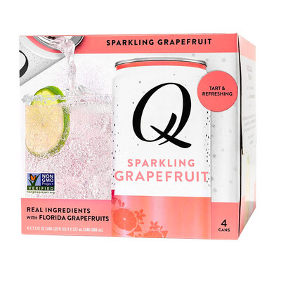 Q Grapefruit 4pk Cans