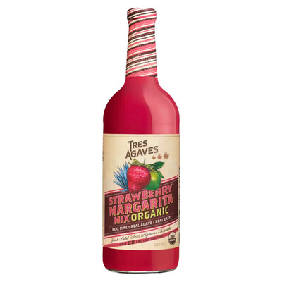 [1L] Tres Agaves Strawberry Margarita Mix